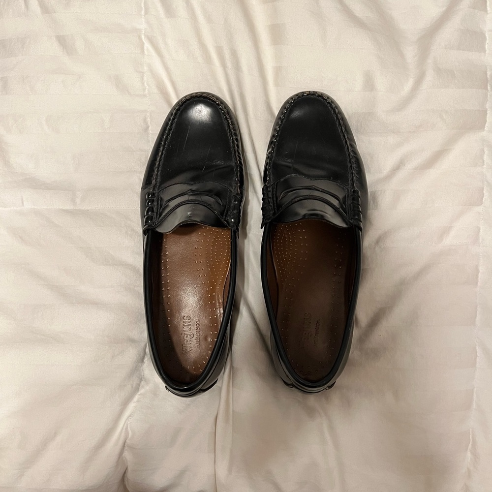 Black Leather Loafers Men’s 10.5